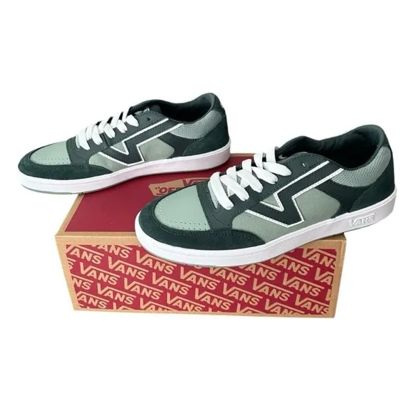 Vans Lowland New Varsity Green Gables Green Sneakers Shoes Men 8 Women 9.5