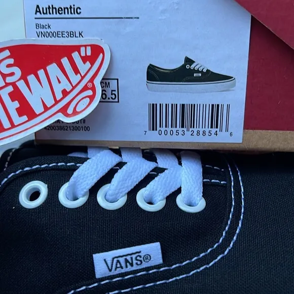 Vans Men’s Authentic BlackVN000EE3BLK Sneakers