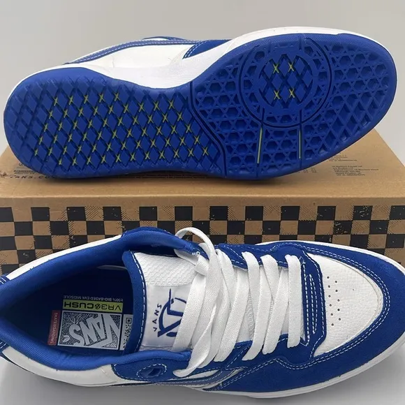 Vans Men's Blue and White Sneakers Rowan 2True Blue/WhiteVN0A2Z3IAMQ