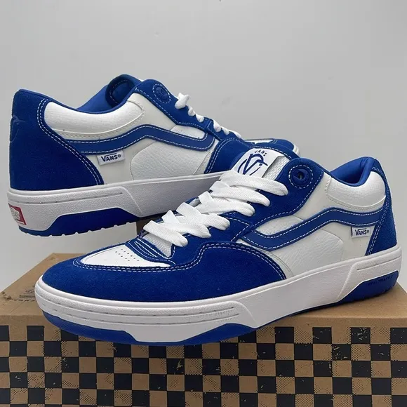 Vans Men's Blue and White Sneakers Rowan 2True Blue/WhiteVN0A2Z3IAMQ