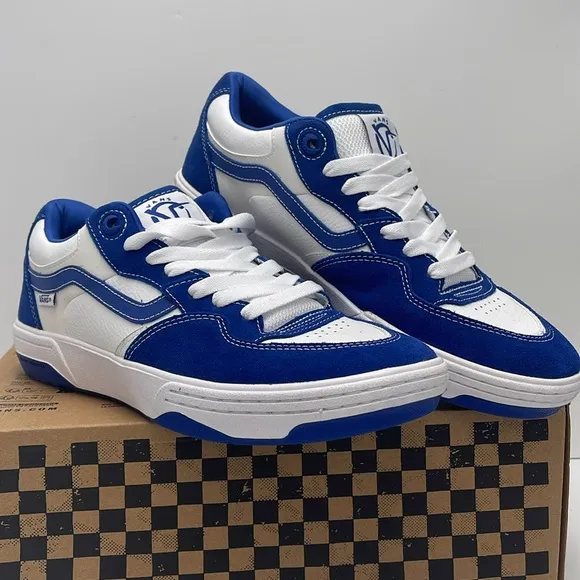 Vans Men's Blue and White Sneakers Rowan 2True Blue/WhiteVN0A2Z3IAMQ