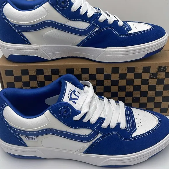 Vans Men's Blue and White Sneakers Rowan 2True Blue/WhiteVN0A2Z3IAMQ