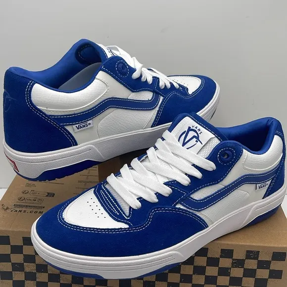 Vans Men's Blue and White Sneakers Rowan 2True Blue/WhiteVN0A2Z3IAMQ