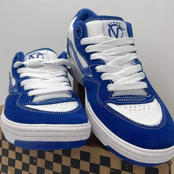 Vans Men's Blue and White Sneakers Rowan 2True Blue/WhiteVN0A2Z3IAMQ