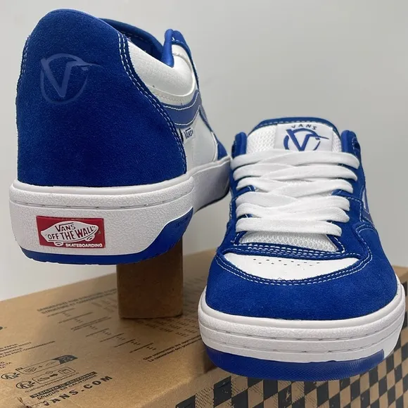 Vans Men's Blue and White Sneakers Rowan 2True Blue/WhiteVN0A2Z3IAMQ
