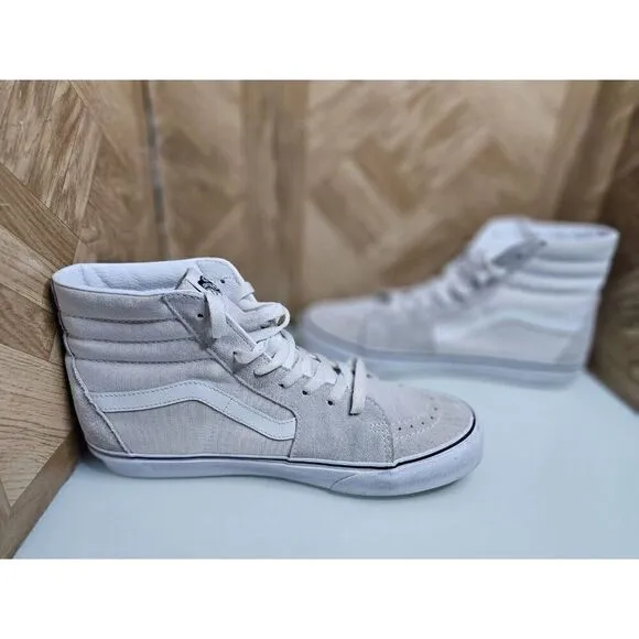 Vans Men's Off The Wall Skateboard Hi-top Classic Gray Shoes Size 10.  019