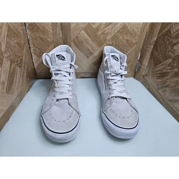 Vans Men's Off The Wall Skateboard Hi-top Classic Gray Shoes Size 10.  019