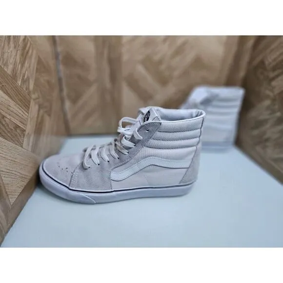 Vans Men's Off The Wall Skateboard Hi-top Classic Gray Shoes Size 10.  019