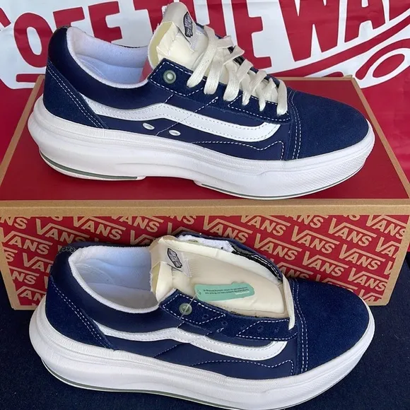 Vans Men’s Old Skool OverPop Color Dress BluesVNOA7Q5ELKZplatforms - sneakers