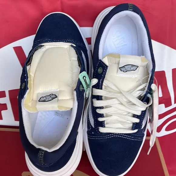 Vans Men’s Old Skool OverPop Color Dress BluesVNOA7Q5ELKZplatforms - sneakers