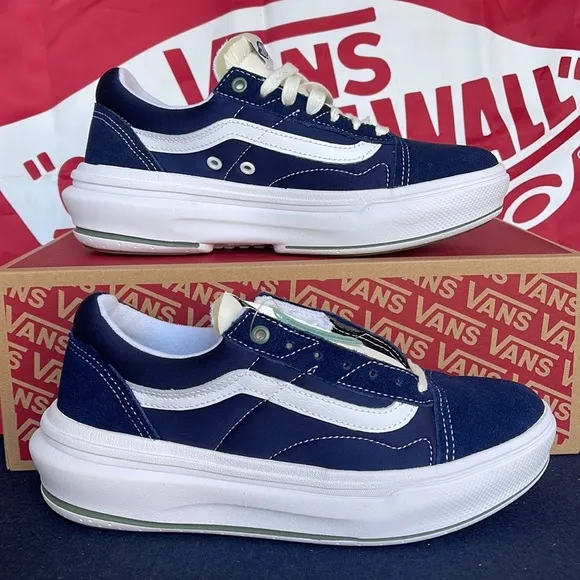 Vans Men’s Old Skool OverPop Color Dress BluesVNOA7Q5ELKZplatforms - sneakers