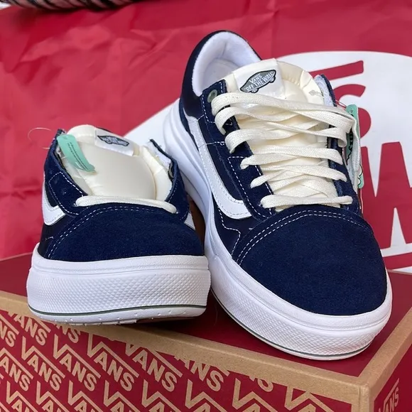 Vans Men’s Old Skool OverPop Color Dress BluesVNOA7Q5ELKZplatforms - sneakers