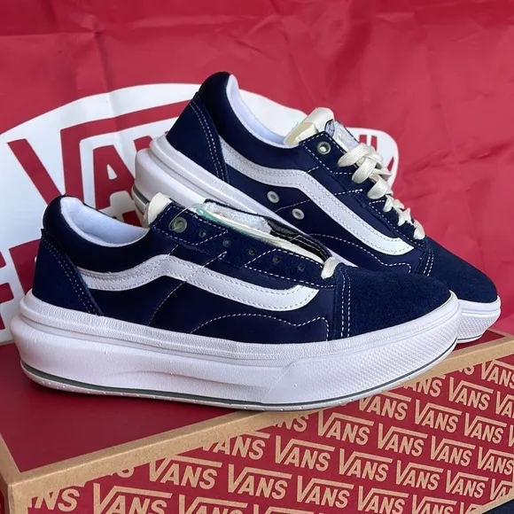 Vans Men’s Old Skool OverPop Color Dress BluesVNOA7Q5ELKZplatforms - sneakers