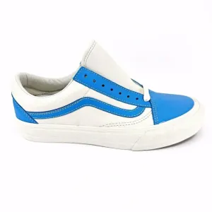 VANS Mens Shoes Old Skool VLT LX Bonnie Skateboard Sneakers Blue White Size 9