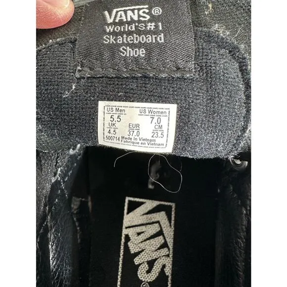 Vans Midnight Floral Womens Size 7 Mens 5.5 Hi Top Sneakers Skateboard Shoes