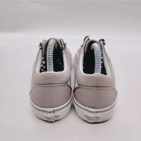 Vans‎ Off The Wall Casual Fashion Sneakers Womens Size 8.5 Grey Shoes Skateboard