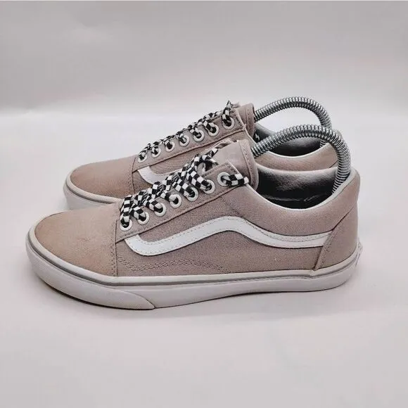 Vans‎ Off The Wall Casual Fashion Sneakers Womens Size 8.5 Grey Shoes Skateboard