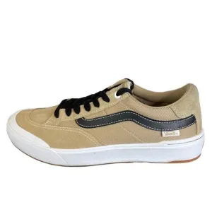 Vans Off The Wall Tan Lace Up Black Berle Pro Skateboard Shoes Size 9
