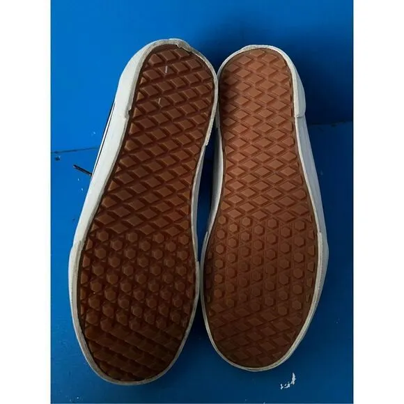 Vans Off the Wall Sk8 Hi Brown Skateboard Shoes Mens Sz 9.5 High Top Skate 72145