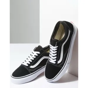 VANS Old Skool Black &amp; White Shoes Mens Size 9.5