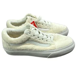 Vans Old Skool Sherpa Low Top Sneakers in Cream‎ Size 6