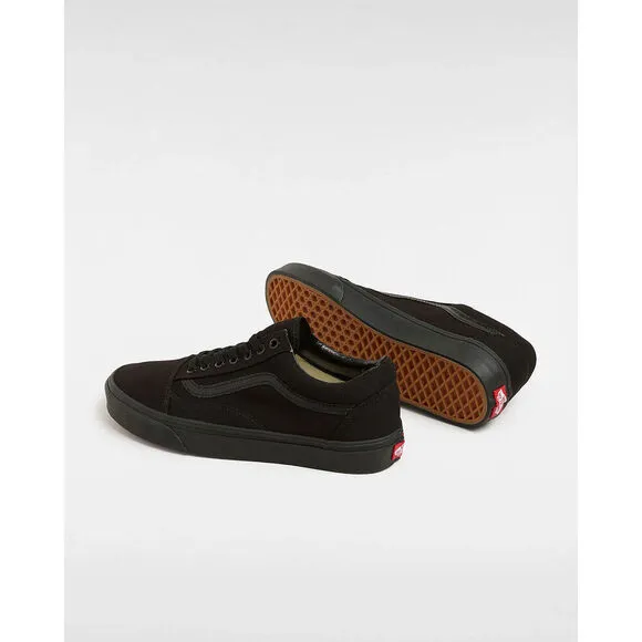 Vans Old Skool VN000D3HBKA Unisex US 8.5 Black Canvas Skateboard Shoes EEE3639