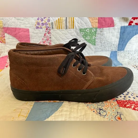 VANS PRO brown suede sneakers skateboard shoes, men’s size 10.5. EUC