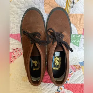 VANS PRO brown suede sneakers skateboard shoes, men’s size 10.5. EUC