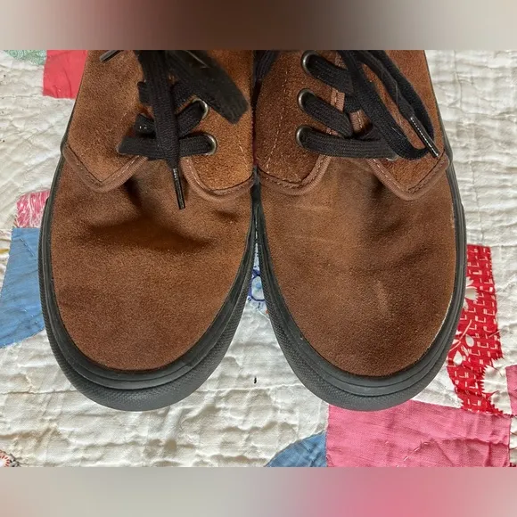 VANS PRO brown suede sneakers skateboard shoes, men’s size 10.5. EUC