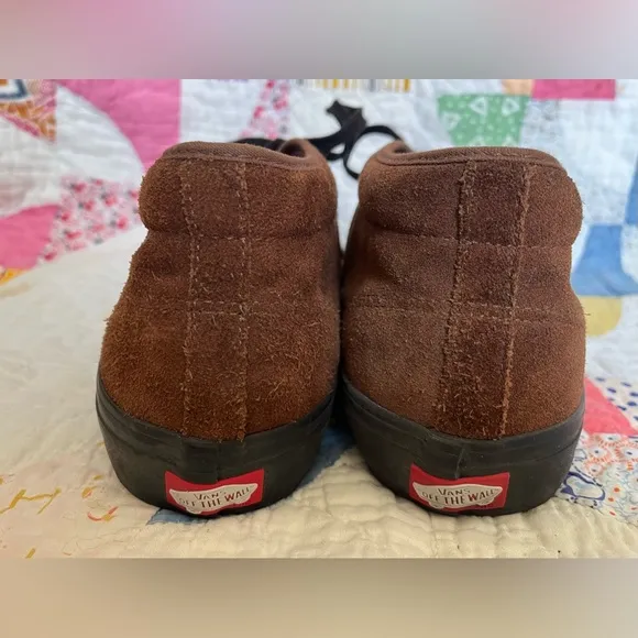 VANS PRO brown suede sneakers skateboard shoes, men’s size 10.5. EUC