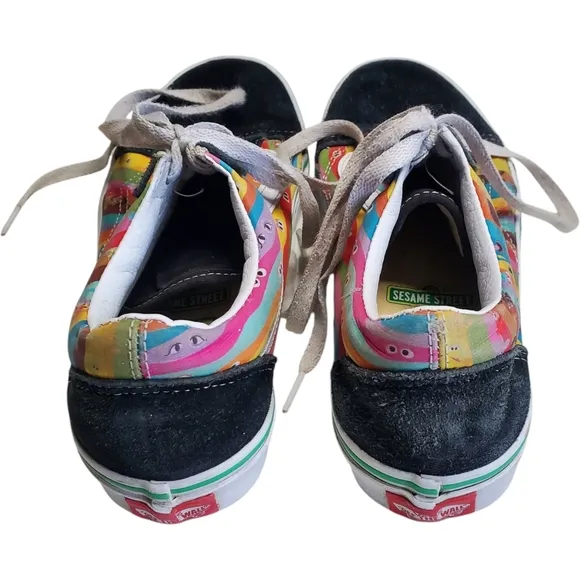 Vans Sesame Street Old Skool Multi Sneaker Lace Up Shoes Men's Size 5.5
