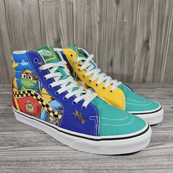 VANS Sesame Street x Sk8- High Oscar's Taxi Service - Men's Size 9