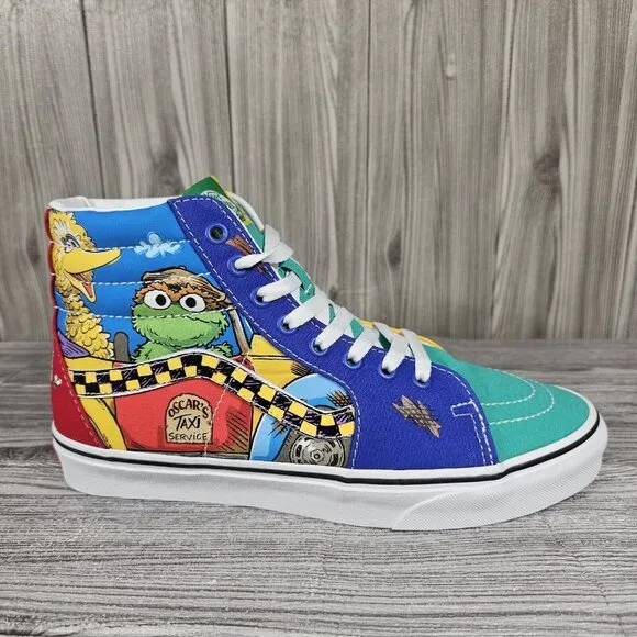 VANS Sesame Street x Sk8- High Oscar's Taxi Service - Men's Size 9