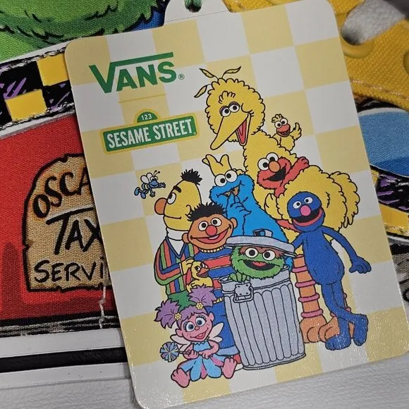 VANS Sesame Street x Sk8- High Oscar's Taxi Service - Men's Size 9