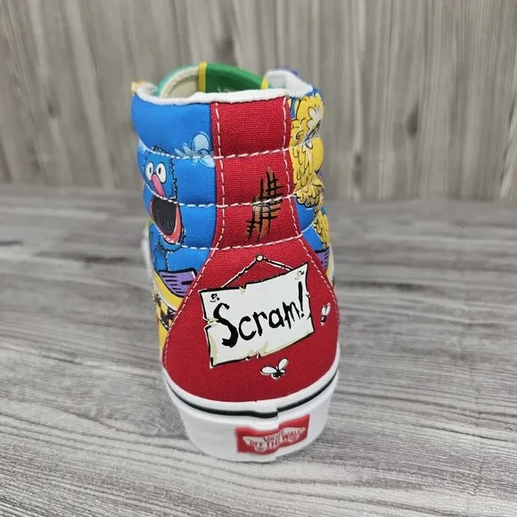 VANS Sesame Street x Sk8- High Oscar's Taxi Service - Men's Size 9