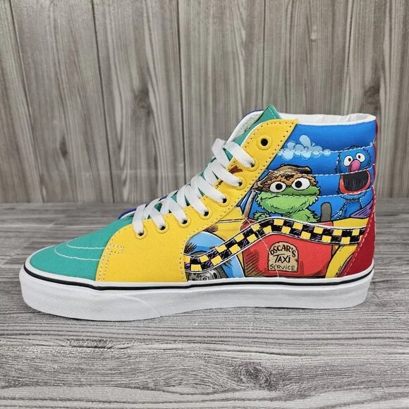 VANS Sesame Street x Sk8- High Oscar's Taxi Service - Men's Size 9