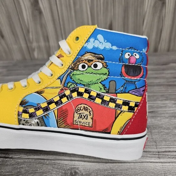 VANS Sesame Street x Sk8- High Oscar's Taxi Service - Men's Size 9