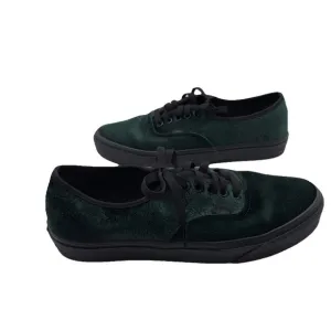 Vans Shoes Lace up Velvet Size Jungle Green Skateboard NEW IN BOX - Men's 9.5