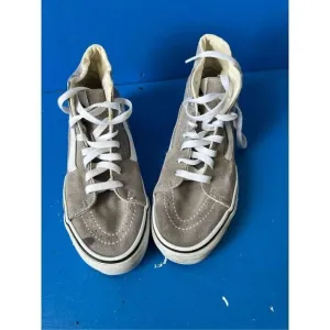 Vans Shoes Men's Sz 5.5 and women size 7 Gray SK8-Hi Top Skateboard Sneakers 721