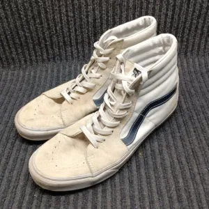 Vans SK8 Hi Classic Sport Men Dress Blue Sneakers White