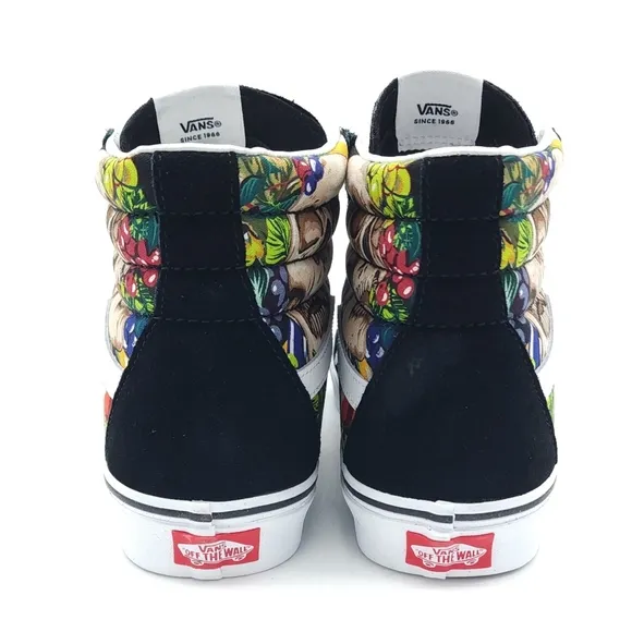 VANS Sk8-Hi High Fruit Skull Men's Shoes Skater Skateboard Size 8.5 Women's 10