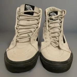 VANS Sk8-Hi Skateboard High Top Sneakers (721454) White/Black Mens 7 Women's 8.5