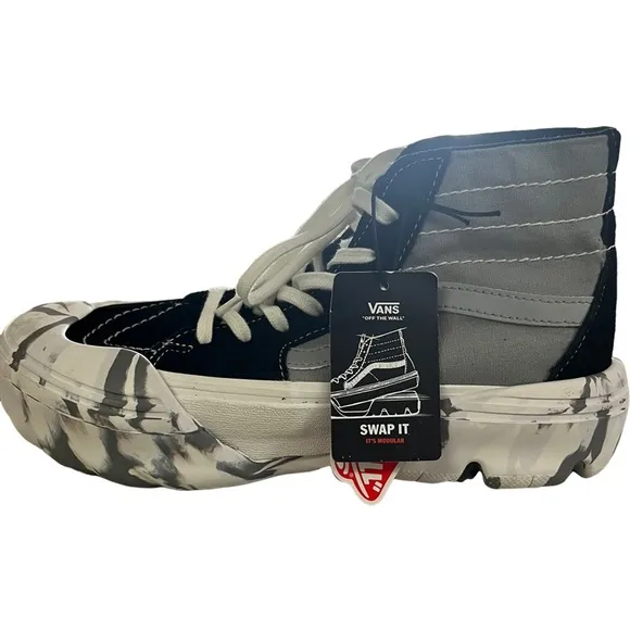 Vans Sk8-Hi Tapered Modular Moon Rocks Shoe size 8 NEW