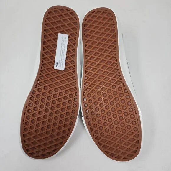 Vans Skateboard Shoes Mens 8.5 Blue Croc Embossed Anaheim Factory Sneakers Logo