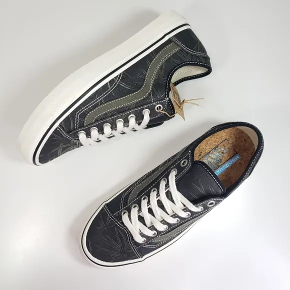 Vans Style 36 Decon SF Eco Theory Black Palm Skateboard shoes Sneakers Men's 7.5