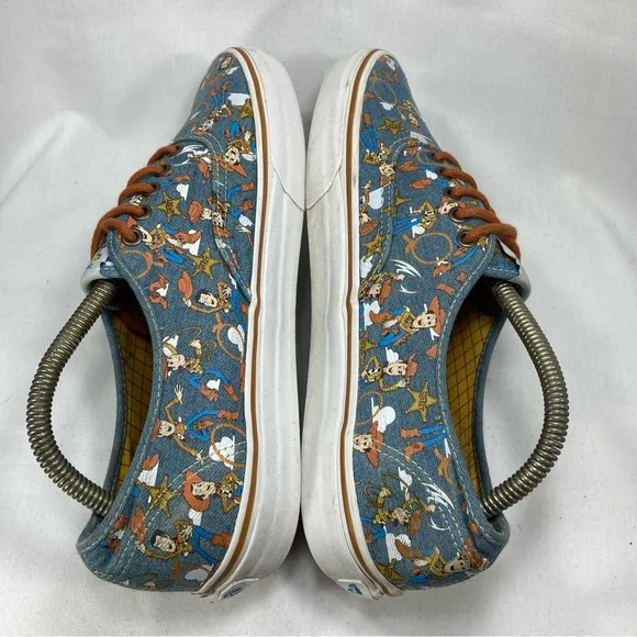 Vans Toy Story Sheriff Woody Andy Skateboard Shoes Mens Sz 11 Disney Pixar Denim