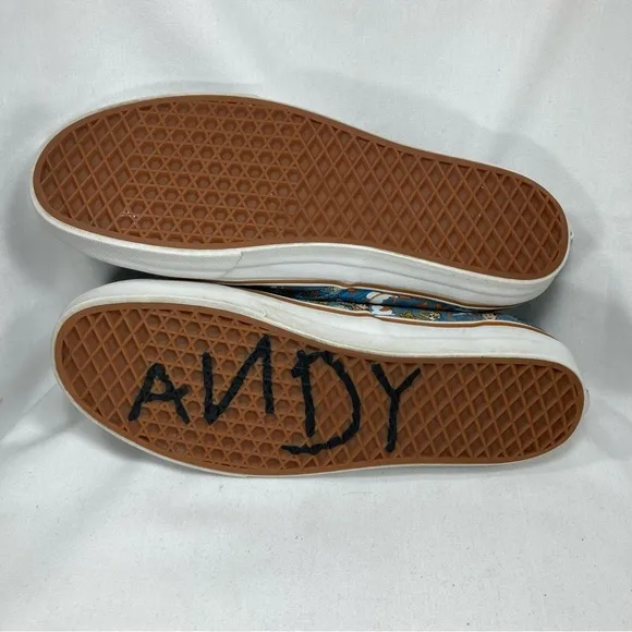 Vans Toy Story Sheriff Woody Andy Skateboard Shoes Mens Sz 11 Disney Pixar Denim