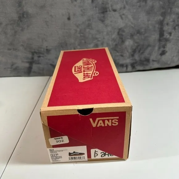 Vans Ward Low-Top Skate Sneakers Brown Gum Sole Casual Shoes Kids Size‎ 6