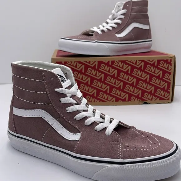 Vans WMNS High-Top Sneakers Brown White Sk8-Hi TaperedColor Theory Antler