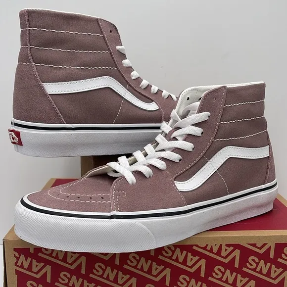 Vans WMNS High-Top Sneakers Brown White Sk8-Hi TaperedColor Theory Antler